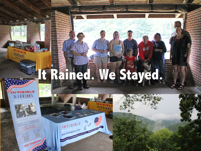 It Rained. We Stayed.